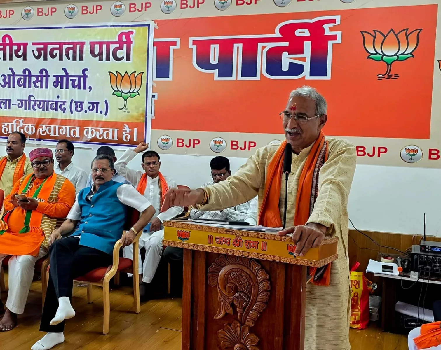 भाजपा ओबीसी मोर्चा का परिचयात्मक समारोह सम्पन्न : कांग्रेस ने लगातार पिछड़ा वर्ग की उपेक्षा की - चंदूलाल साहू